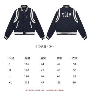 ralph lauren varsity jacket navy