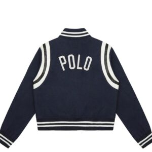 ralph lauren varsity jacket navy
