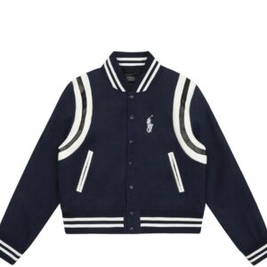ralph lauren varsity jacket navy