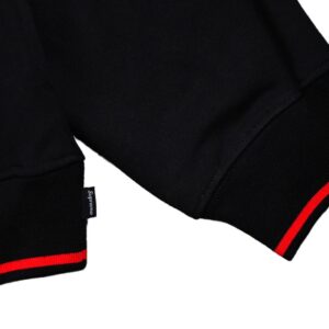 supreme milano half zip pullover black