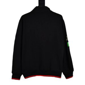 supreme milano half zip pullover black
