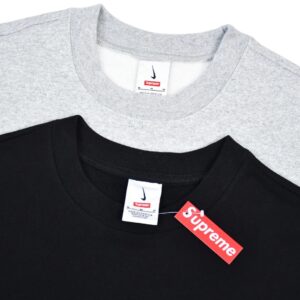 supreme arc crewneck sweatshirt black/grey