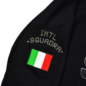 supreme milano half zip pullover black