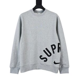 supreme arc crewneck sweatshirt black/grey