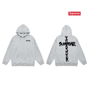 supreme 39fw week6 cross hoodie black white