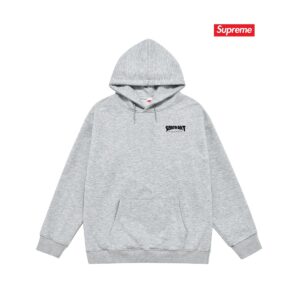 supreme 39fw week6 cross hoodie black white