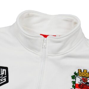 supreme 22fw milano half zip pullover white