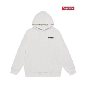 supreme 39fw week6 cross hoodie black white