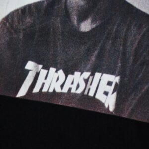 supreme x thrasher fw24 crewneck sweatshirt black