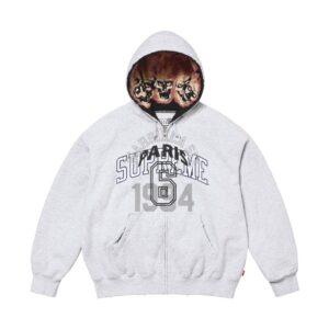supreme x mm6 skull hoodie multicolor