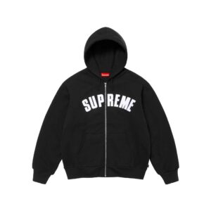 supreme 24fw arc thermal lined zip up hoodie multi color