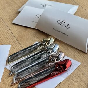 refa heart comb multicolor