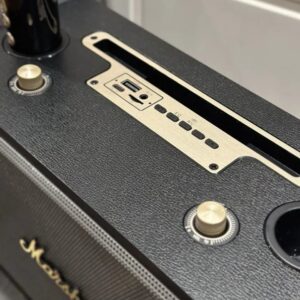 marshall dual mic stereo speaker black