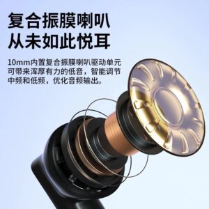 monster gt17 tws earphones black white