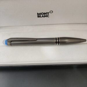 montblanc starwalker resin ink ballpoint pens silver black