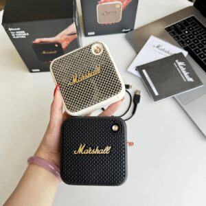 marshall willen bluetooth speaker black white