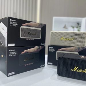 marshall emberton ii bluetooth speaker black white
