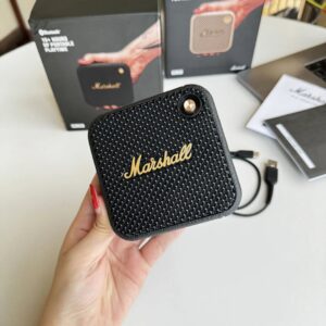 marshall willen bluetooth speaker black white