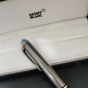 montblanc starwalker resin ink ballpoint pens silver black