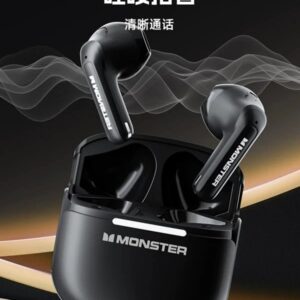 monster gt15 bluetooth earbuds black white
