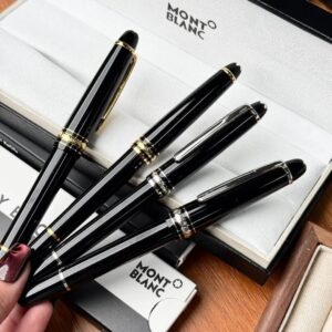 montblanc meisterstück classique fountain pens gold silver