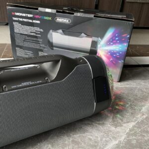 monster ravebox portable speaker with nfc black