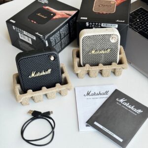 marshall willen bluetooth speaker black white
