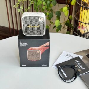 marshall willen bluetooth speaker black white