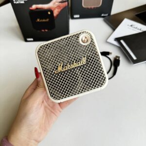 marshall willen bluetooth speaker black white
