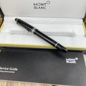 montblanc meisterstück platinum plated classique rollerball pens black