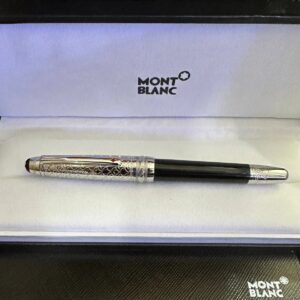 montblanc meisterstück "around the world in 80 days" classique rollerball pens silver gold black