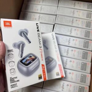 jbl live beam 3 anc earbuds black silver