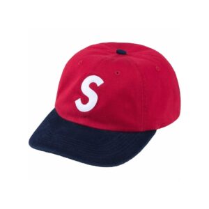 supreme two tone logo cap multicolor