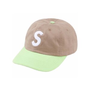 supreme two tone logo cap multicolor