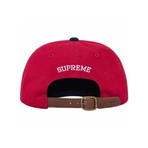 supreme two tone logo cap multicolor