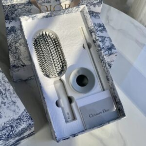 dior paddle hair brush white