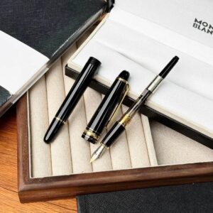 montblanc meisterstück classique fountain pens gold silver