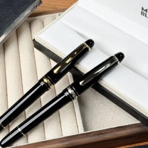 montblanc meisterstück classique fountain pens gold silver