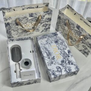 dior paddle hair brush white