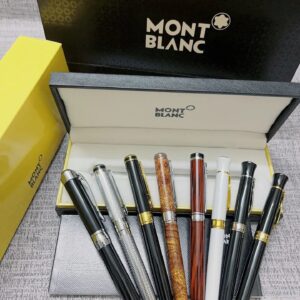 montblanc rollerball pens multicolor