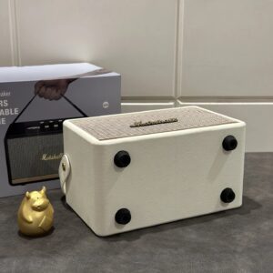 marshall retro wireless speaker white black