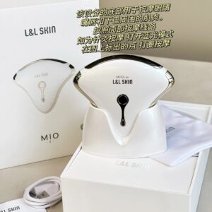 l&l skin mio2 facial massager white