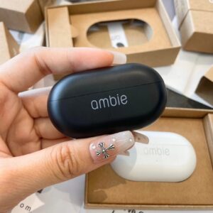 ambie bluetooth earphones wireless earbuds black white