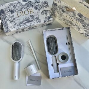 dior paddle hair brush white