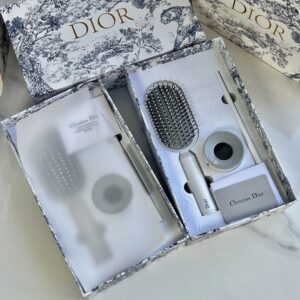 dior paddle hair brush white