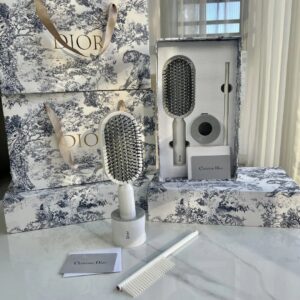 dior paddle hair brush white